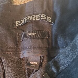 Express Black Editor Pants